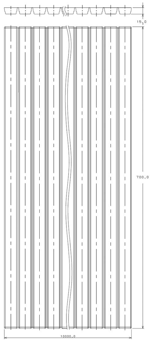 シャッター式風呂フタ(アイボリー)(幅750mm×長さ10m) - 大工道具・金物の専門通販アルデ