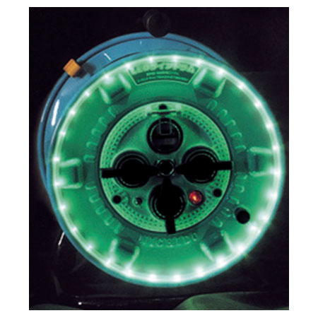 防雨型LEDラインドラム 緑 漏電保護専用 - 大工道具・金物の専門通販アルデ