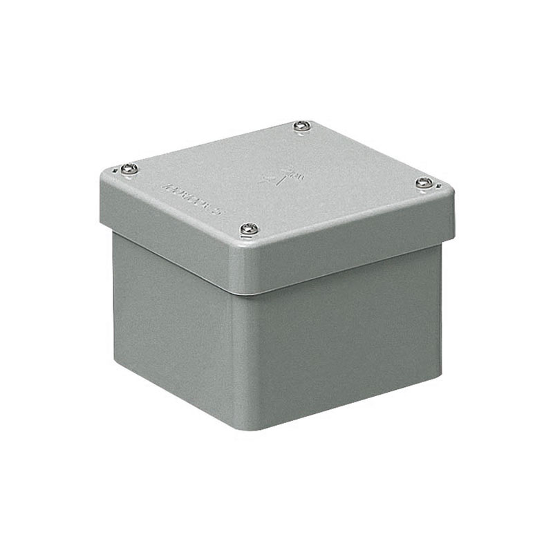正方形防水プールボックス(カブセ蓋・ノック無) 450×450mm グレー 1個