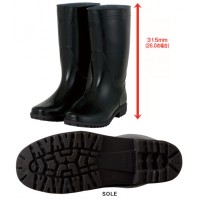 PVC長靴 ブラック 27.0cm ※取寄品の2枚目