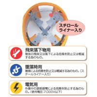 ヘルメット（カラー・紺）【110F】スチロール入り【受注生産品】の3枚目