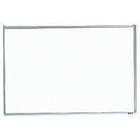 壁掛スチール製ホワイトボード(白暗線)900×1800mm シルバーの1枚目