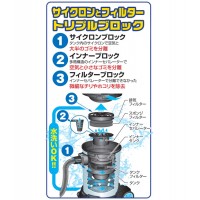 【部品】 業務用掃除機　爆吸クリーナー専用　排気フィルター(取寄品）の3枚目