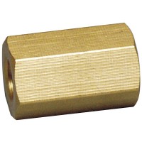 黄銅製ねじ込継手 異径ソケット ネジ(Rc1×Rc2)1/4×1/8の1枚目