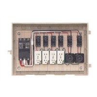 屋外電力用仮設ボックス(ベージュ色)感度電流30mA 1個価格の1枚目