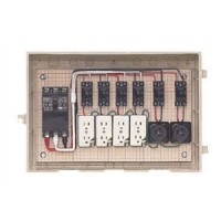 屋外電力用仮設ボックス(ベージュ色)感度電流30mA (1個価格)の1枚目