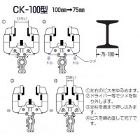 ケーブルカッシャー(I形鋼用)100型(CK-101) (10個価格)の3枚目
