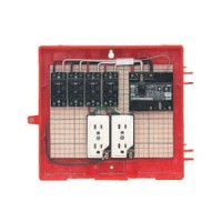 屋外電力用仮設ボックス(赤色)感度電流30mA RB-12AO (1個価格)の1枚目