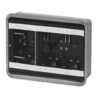 鋼製カバー付スライドボックス(省令準耐火対応)(センター磁石付・深形)3ヶ用(10個価格)の1枚目