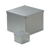 防水ステンレスプールボックス(カブセ蓋・アース端子付) 207×100mm (1個価格) 受注生産品の1枚目