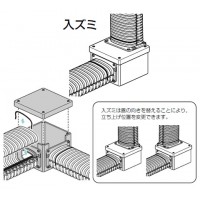 分岐ボックス(入ズミ)トラフレキ100用(1個価格) ※受注生産品の3枚目