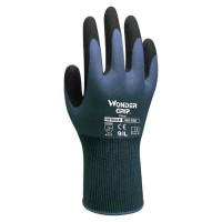 WONDER GRIP ニトリルコーティング手袋 フレックス スチールブルー M 取寄品の1枚目