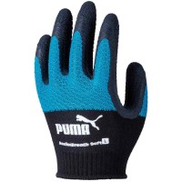 WORK GLOVES 天然ゴムコーティング手袋 ラジアルブレス ショート S ブラック&ブルー 10双価格 取寄品の1枚目