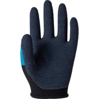 WORK GLOVES 天然ゴムコーティング手袋 ラジアルブレス ショート S ブラック&ブルー 10双価格 取寄品の3枚目