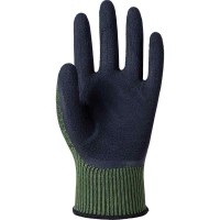 WORK GLOVES 天然ゴムコーティング手袋 ラジアルグリップ ソフト S カーキ 10双価格 取寄品の3枚目