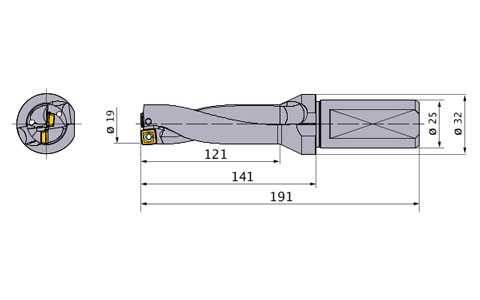 MVXドリル小径 - 大工道具・金物の専門通販アルデ