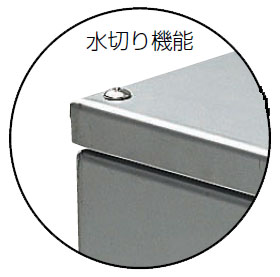 防水ステンレスプールボックス(水切り蓋)600×600×300mm(1個価格) ※受注