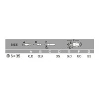 ステンレス蓄光ドライバー スタービータイプ(-)6×35の2枚目