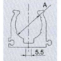 サヤ管用連結サドルバンド(30.5mm) 625-402-25の2枚目