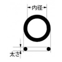 補修用Oリング(10.8×2.4)(2枚入)の2枚目