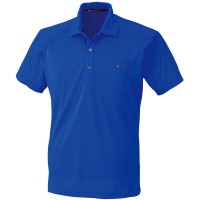 半袖ポロシャツ ブルー 5L ※取寄品の1枚目