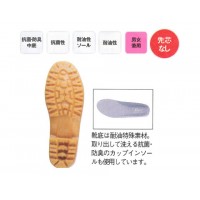 衛生長靴(抗菌・防臭中底)耐油性 23.5cm ホワイトの2枚目