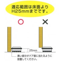 HIKARI ステンレス製ドアストッパー【取寄せ品】の3枚目