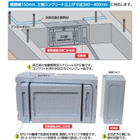 断熱基礎点検口 600型 (浴室区画) 本体部 メーカー直送 代引不可の3枚目