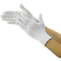 クリーンルーム用インナー手袋 L ホワイト(1袋・10双)の1枚目