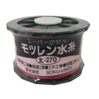 モツレン水糸リール巻 ピンク 太0.8mm×270m（1巻価格）の1枚目