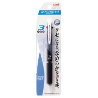 油性ボールペン 3色 0.7mm SXE3-400-07 1P 黒 【10パックセット】 取寄品の1枚目