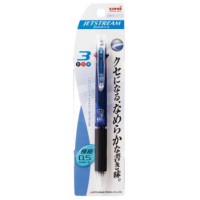 油性ボールペン 3色 0.5mm SXE3-400-05 1P ネイビー 【10パックセット】 取寄品の1枚目
