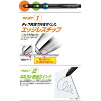 ユニボールペン シグノRT1 0.5mm UMN-155-05 オレンジ 【10本セット】 取寄品の2枚目