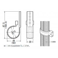 冷媒管片サドル 耐候タイプ 有効内径39～径48(10個価格)の2枚目