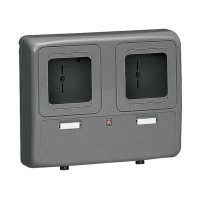 電力量計ボックス(化粧ボックス)ダークグレー WP-2WDG (1個価格)の1枚目