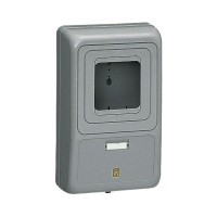 電力量計ボックス(化粧ボックス)グレー WP-3G (1個価格)の1枚目