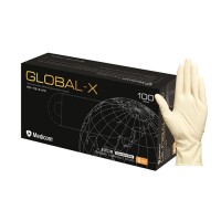 グローバルエックス GLOBAL-X 医療用ラテックスグローブ S 100枚入/箱 取寄品の1枚目