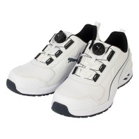 安全靴 ライダー2.0 ホワイト 25.0cm ディスク ローカット 靴下 ソックス付の3枚目