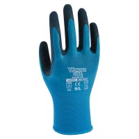 WONDER GRIP 天然ゴムコーティング手袋 コンフォート18 ライトブルー M 取寄品の1枚目