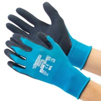 WONDER GRIP 天然ゴムコーティング手袋 コンフォート18 ライトブルー M 取寄品の2枚目