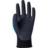 WORK GLOVES ニトリルゴムコーティング手袋 フレックスプラス XL ブルー 10双価格 取寄品の3枚目