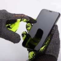 作業手袋 G-BOOST SHOCK GUARD Lサイズ スチールグレー 5双価格 取寄品の4枚目