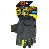 作業手袋 G-BOOST SHOCK GUARD フィンガーカット Mサイズ スチールグレー 5双価格 取寄品の6枚目